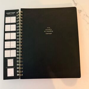 Russell+Hazel Black and Gold 2026 Weekly Planner